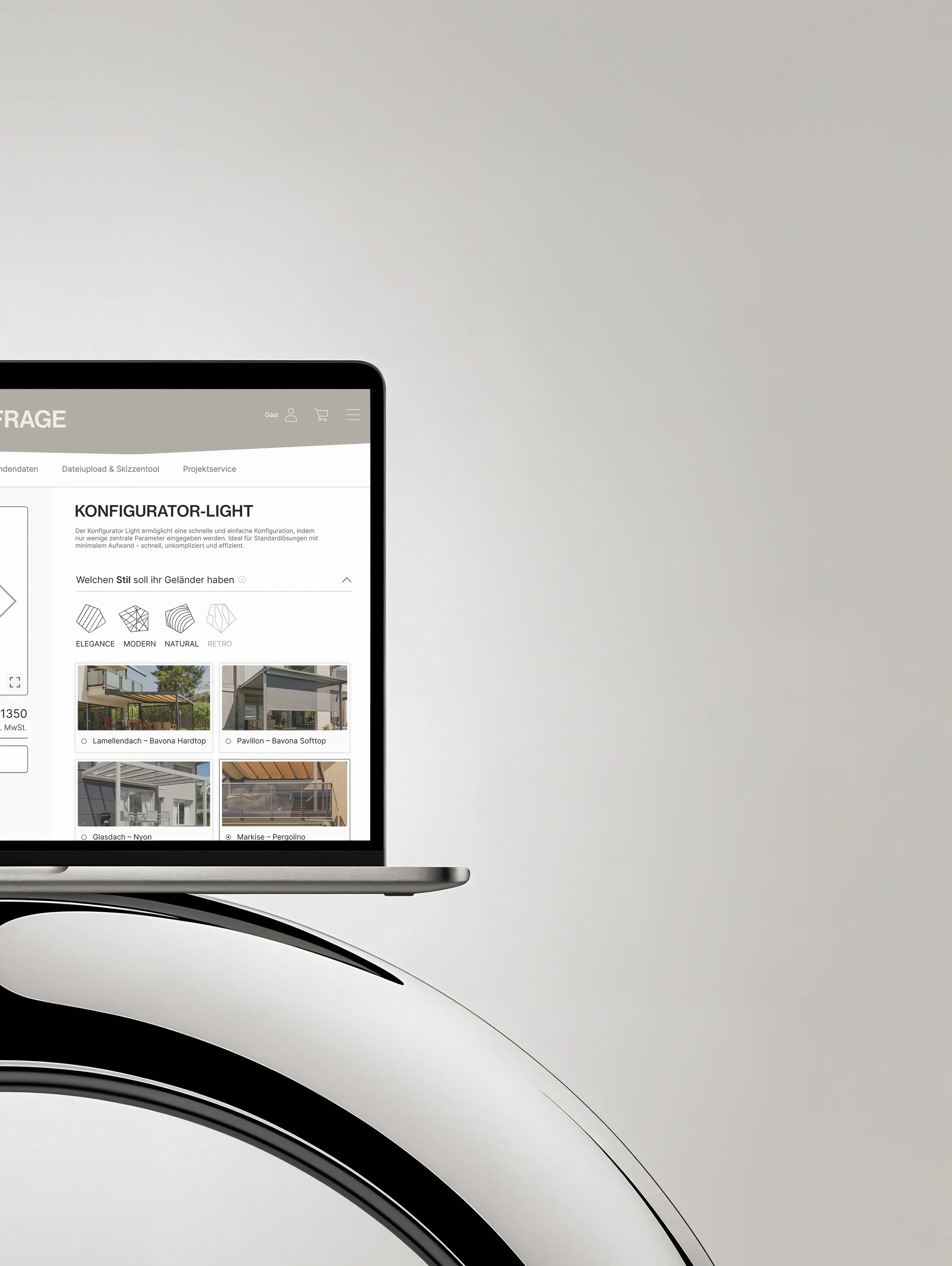 Die Website nimmt den Besucher mit – auf eine Reise durch Produkte, Materialien und die Menschen dahinter. Nahbar, professionell, vertrauenswürdig.